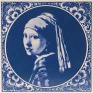 Girl with a Pearl Earring Vermeer - Tile 15x15cm