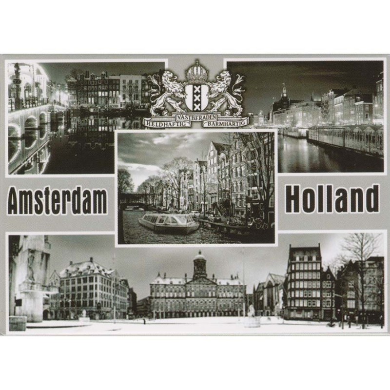 Zwart en Wit Amsterdam Holland