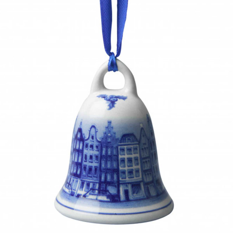 Delft blue Bell Canal houses - Christmas Ornament