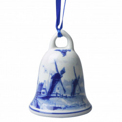 Delft blue Bell Windmills - Christmas Ornament