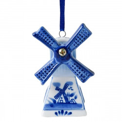 Delft blue Windmill - Christmas Ornament