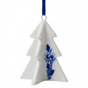 Delfts blauw 3D Kerstboom -...