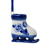 Delft Blue Ice Skate Ornament