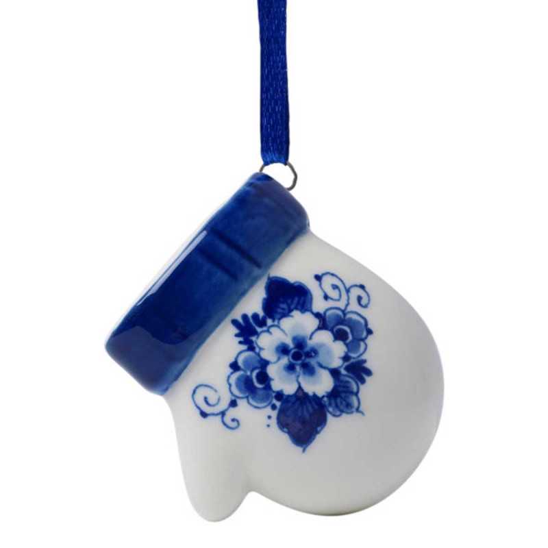 Delft Blue Glove Ornament