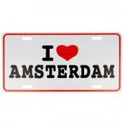 I Love Amsterdam white...