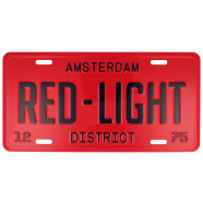 RED-LIGHT District Licence Plate