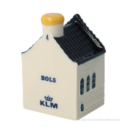 KLM miniatuur huisje nummer 4 - Delfts Blauw