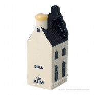 KLM miniature house number 10 - Delft Blue