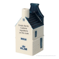 KLM miniature house number 11 - Delft Blue