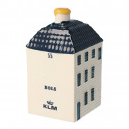 KLM miniatuur huisje nummer 55 - Delfts Blauw