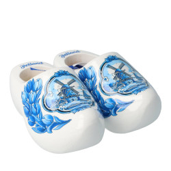 Delft Blue Tulip - 14 cm Wooden Shoes