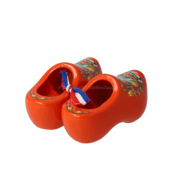 Orange Tulip - 8 cm Wooden Shoes