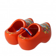 Orange Tulip - 14 cm Wooden Shoes