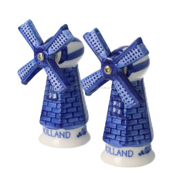 Windmill Salt & pepper shakers - Delft Blue