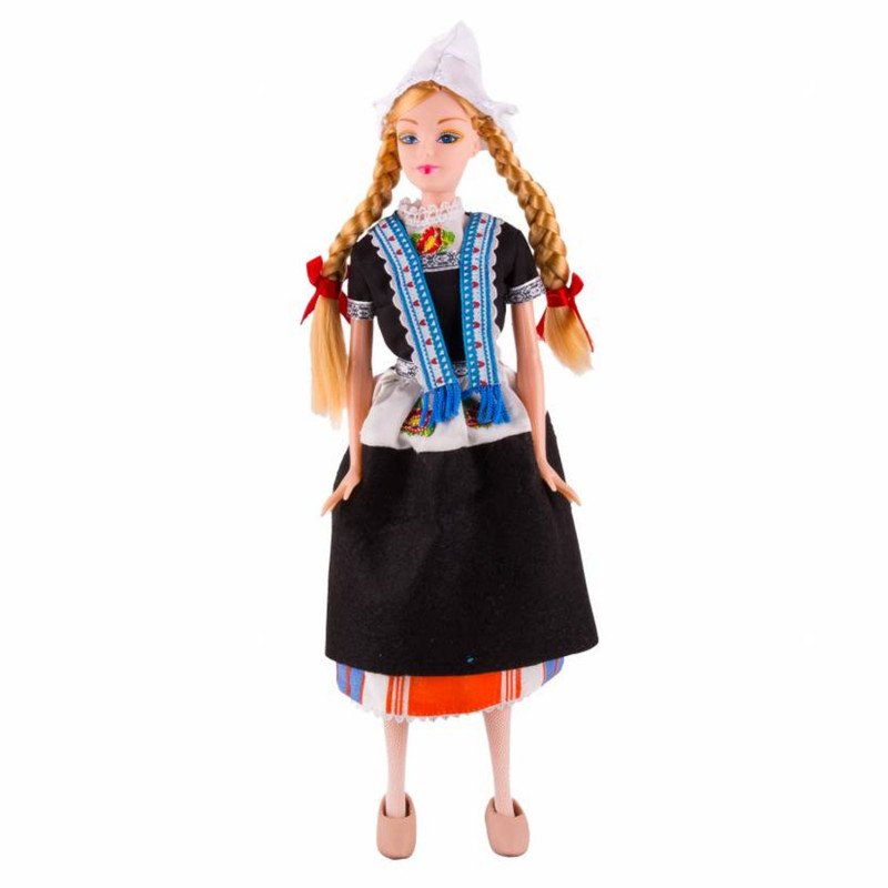 Fashion Doll Sandy black 32cm - Traditional Holland Costume