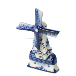 Delft Blue Windmill memo magnet
