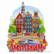 Amsterdam City Canals 2D magneet