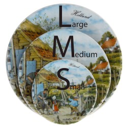 Set of 4 medium Wall Plates 19cm