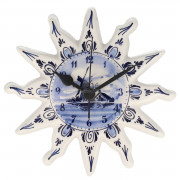 Sun Clock 19cm - Delft Blue