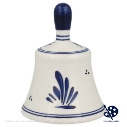 Table bell Windmill landscape 9cm - Handpainted Delftware