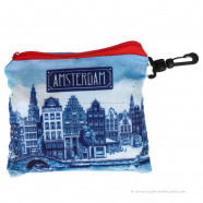 Delfts Blauw Amsterdam - Boodschappentas 40cm