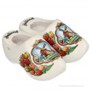 White Tulips - Wooden Shoes...