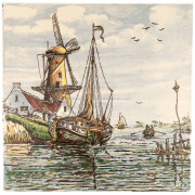 Windmill Sailship - Tile...