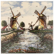 Three Windmills - Tile...
