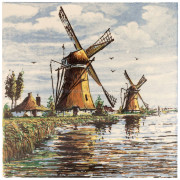 Two Windmills - Tile...