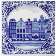 Canal houses - Tile 13x13cm