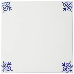 Corner ornament - Tile 13x13cm