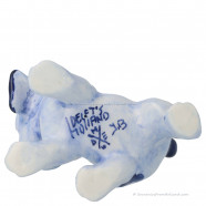 Delft Blue Standing Puppy  - Handpainted Delftware