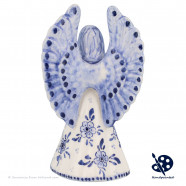 Delft Blue Christmas Angel praying D - Handpainted Delftware