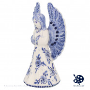 Delft Blue Christmas Angel praying D - Handpainted Delftware