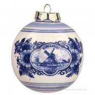 Christmas ball 6,5cm - Delft Blue - Christmas Ornaments