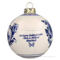 Kerstbal 7cm molen boot - Kerstversiering