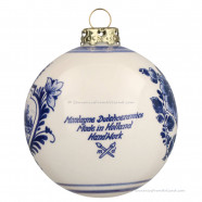 Kerstbal 7cm molen boot - Kerstversiering