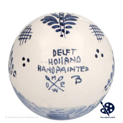 X-mas Ball Windmill 5cm - Handpainted Delft Blue
