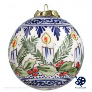X-mas Ball candles 8cm -...