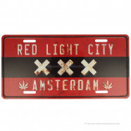 Red Light City XXX Amsterdam Licence Plate