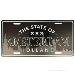 State of Amsterdam Licence Plate