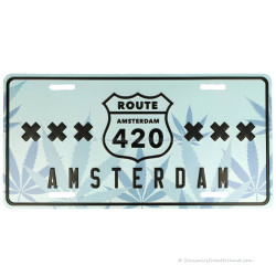 Route Amsterdam 420 kentekenplaat