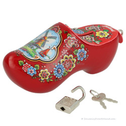 Rode spaarpotklomp 14cm