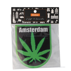 Amsterdam Cannabis Sticker