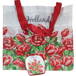 Tulpen in Rood - Boodschappentas 42,5cm