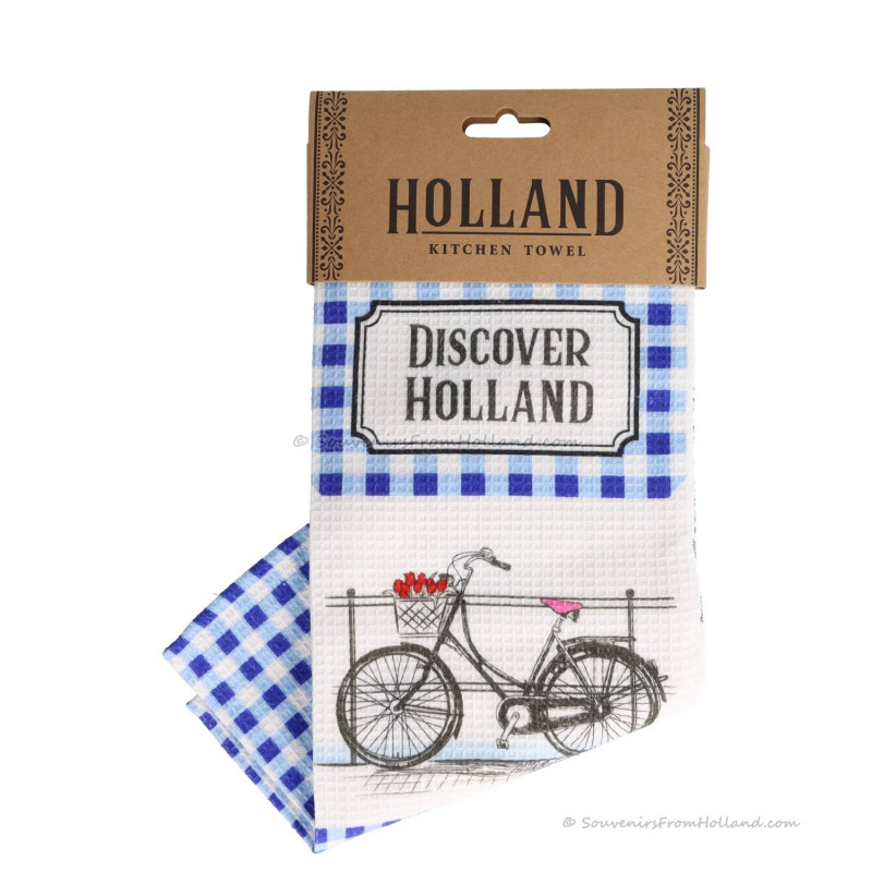 Discover Holland Blue Kitchen Towel 45x70cm Discover Holland Blue Kitchen Towel 45x70cm