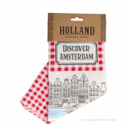 Discover Amsterdam Red Kitchen Towel 45x70cm