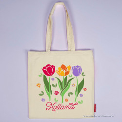 Cotton Shopper Holland 3 Tulips - Shopping Bag