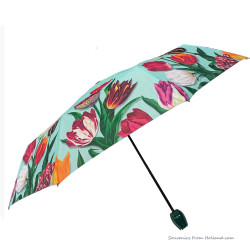 Blauwgroene Tulpen paraplu Tulp handvat