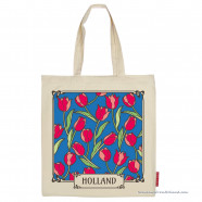 Katoenen Tas Holland Vrolijke tulpen